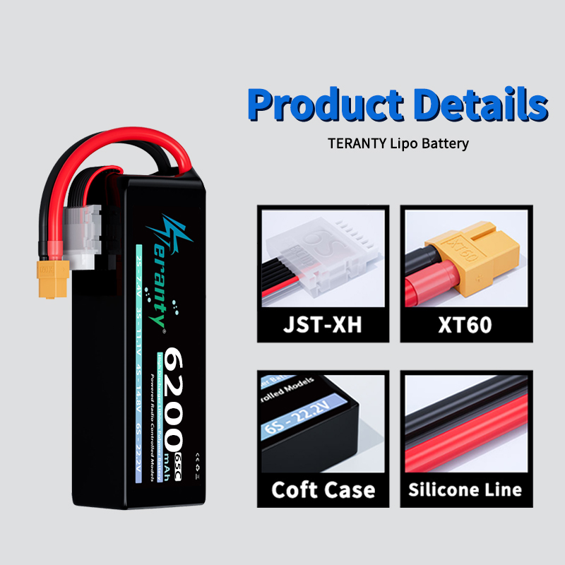 TERANTY 6S 6200mAh Lipo Batter - Drone Battery 6S recensie en prijs