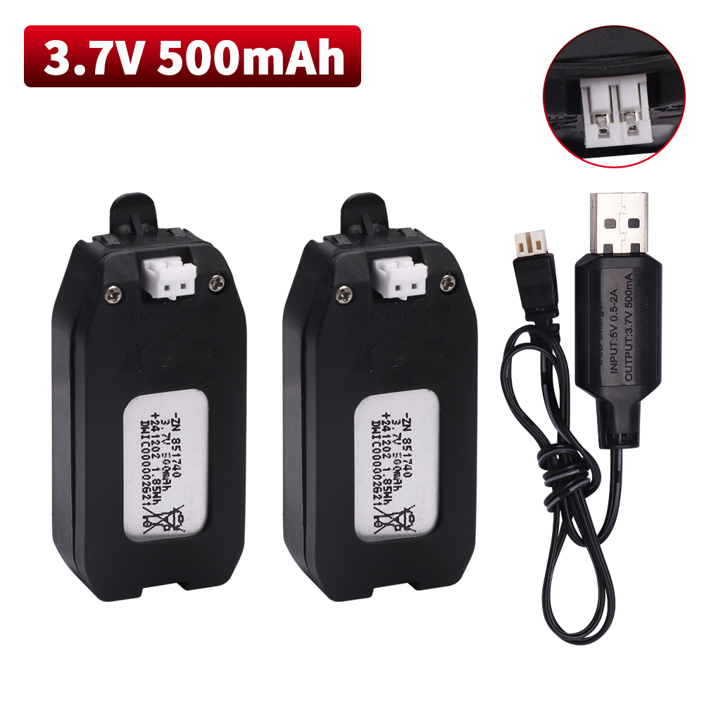 3.7V 500mAh Lithium Batterij V - Eachine Drone E010 recensie en prijs